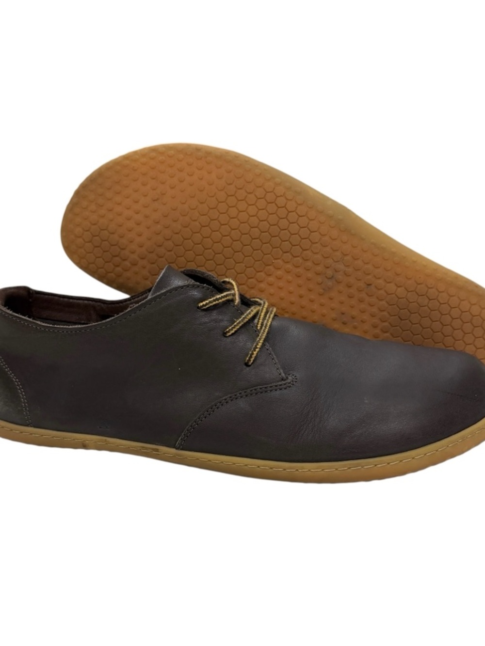Vivobarefoot Shoes EU 47 US 13 Brown RA III Leather Barefoot Minimalist Oxford
